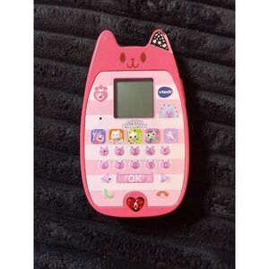 Gabbys Dollhouse Vtech Phone Kid's Learning Educational Toy Pink Tested